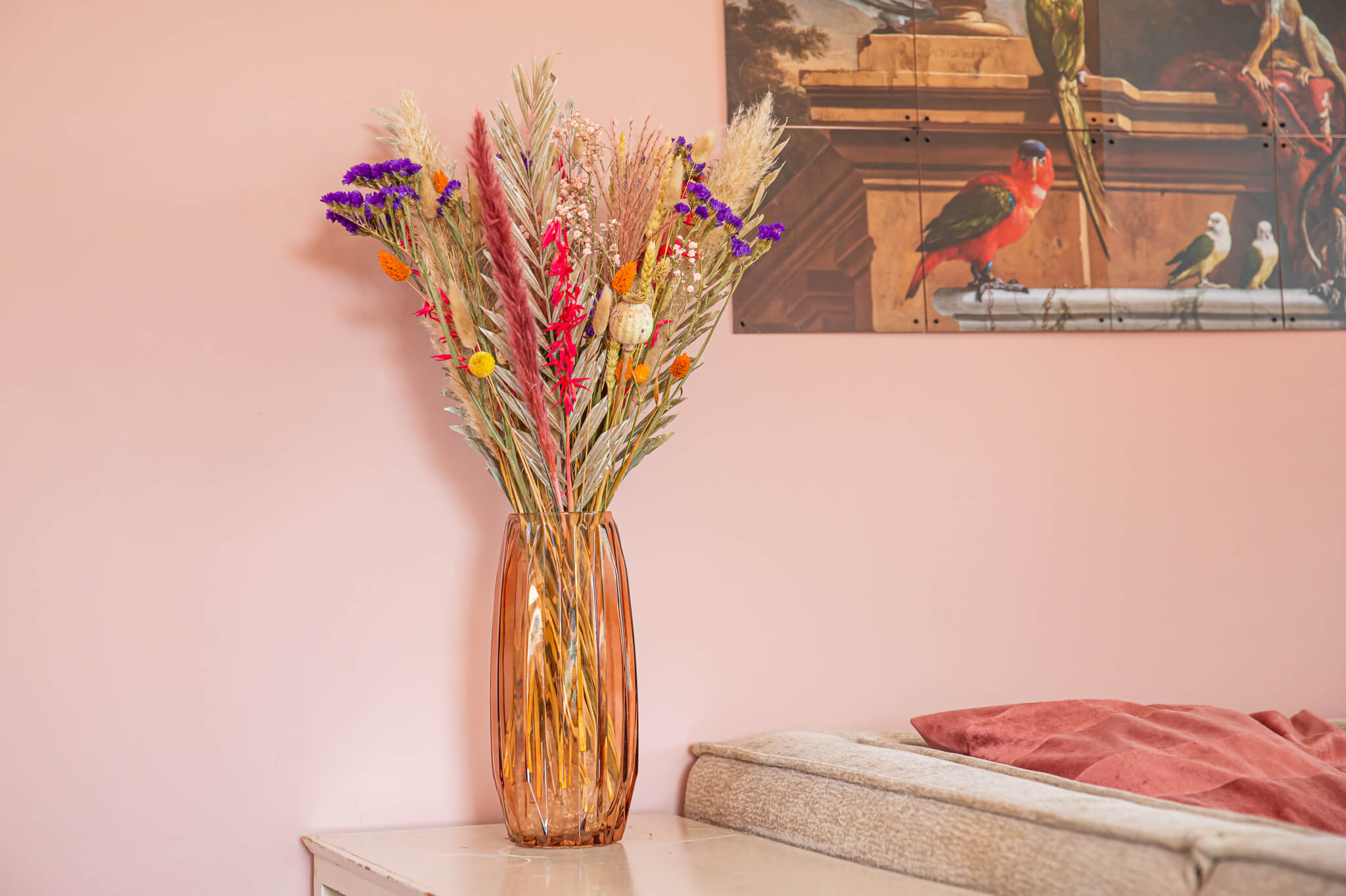 Droogbloem boeket Happy Boho