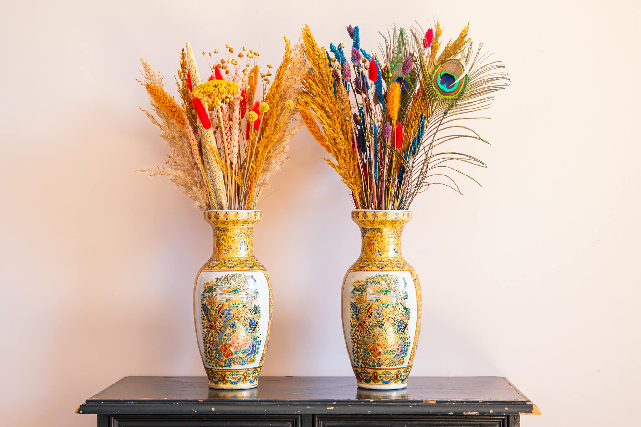Unieke vintage vazen als set
