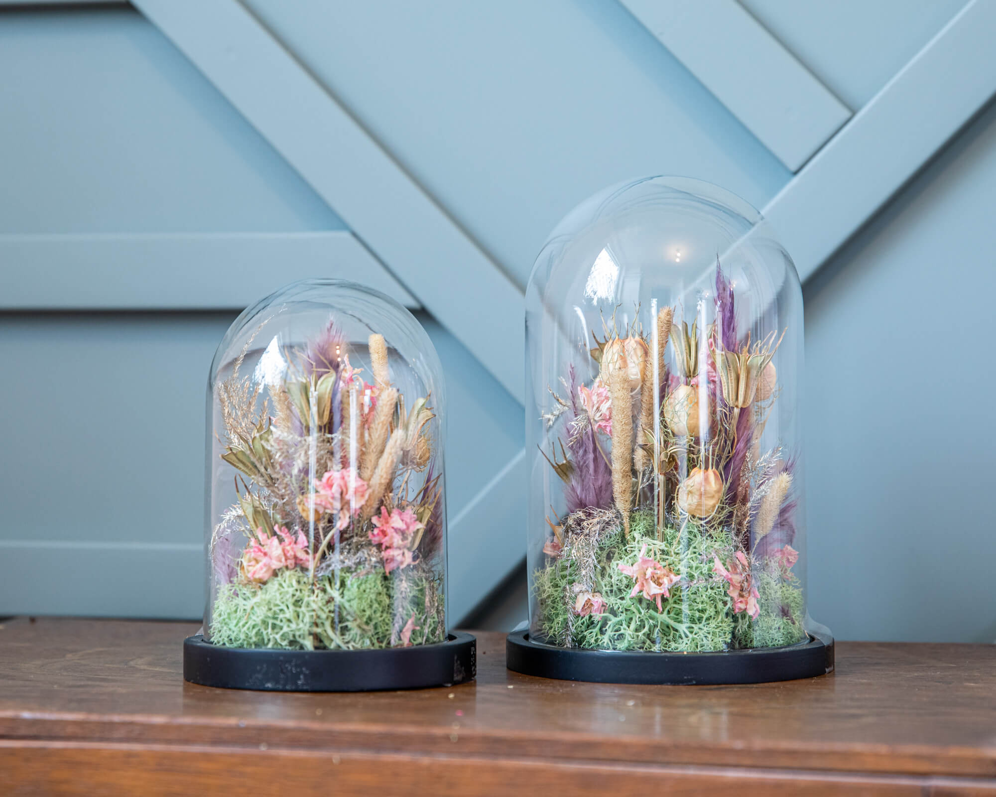 Stolp  Green/ Pink   Hoogte 21cm